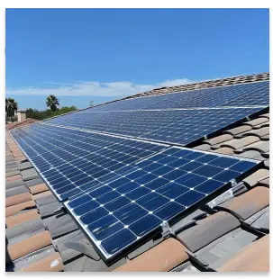 Residential Solar System on rooftop