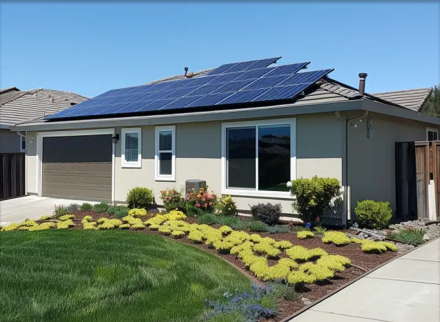 Solar system installed