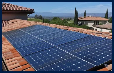 Installed Solar Panel System