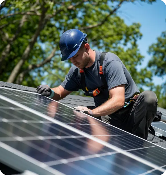 Home solar system installer in El Paso
