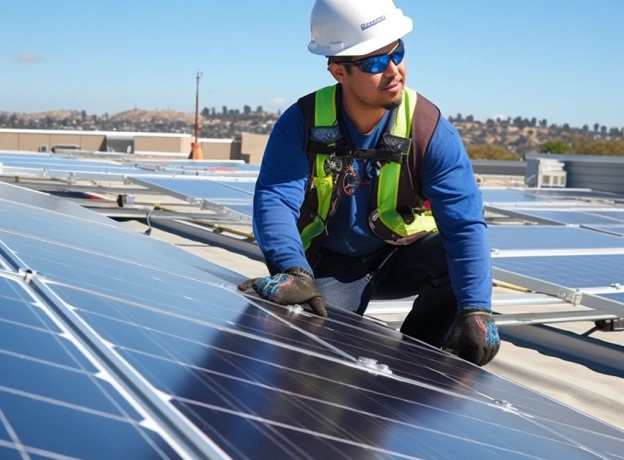 commercial solar installation process