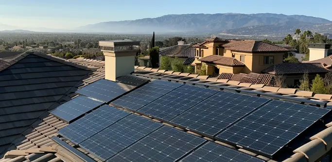 Solar system installed in Pasadena